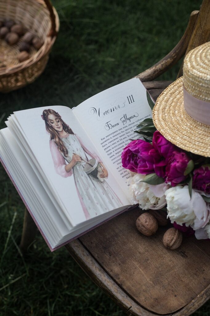 book, beautiful flowers, flowers